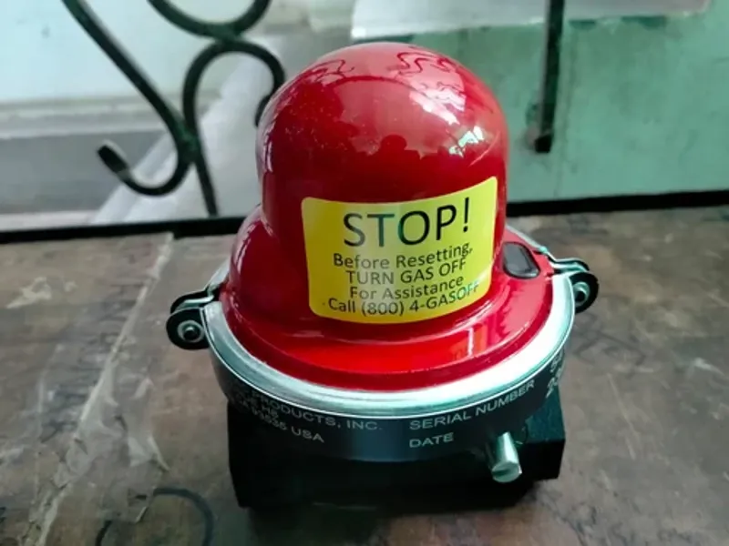 Seismic Gas shutoff valve